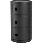 Kartell - Componibili Mat 4988 Container schwarz matt