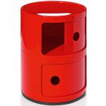 Rote Kartell Componibili Rollcontainer 