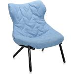 Kartell - Foliage Sessel - blau, Metall,Stoff - 70x80x90 cm - blauer Trevirabezug - blau (524)