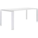 Kartell - Four Outdoor Tisch - weiß - weiß (603) rechteckig, 190 x 79 cm