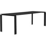 Kartell - Four Tisch Soft - schwarz - schwarz-schwarz (718) rechteckig, 223 x 79 cm