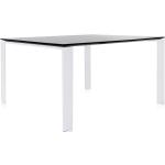 Kartell - Four Tisch Soft - schwarz - schwarz-weiß (723) 128 x 128 cm