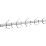 Kartell - Hanger Wandgarderobe - 90 cm - glasklar, Kunststoff,Metall (007) Länge 90 cm