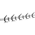 Kartell - Hanger Wandgarderobe - 90 cm - schwarz, Kunststoff,Metall (011) Länge 90 cm