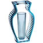 Reduzierte Blaue Moderne Kartell I Shine Vasen & Blumenvasen 33 cm aus Acrylglas 