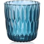Reduzierte Blaue Kartell Jelly Runde Tischvasen 25 cm strukturiert aus Acrylglas 