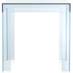 Eisblaue Moderne Kartell Jolly Rechteckige Beistelltische & Ablagetische aus Kunststoff Breite 0-50cm, Höhe 0-50cm, Tiefe 0-50cm 