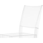 Reduzierte Minimalistische Kartell La Marie Transparente Stühle aus Polyrattan stapelbar Höhe 50-100cm, Tiefe 0-50cm 