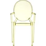 Gelbe Moderne Kartell Louis Ghost Designer Stühle aus Kunststoff stapelbar Breite 50-100cm, Höhe 50-100cm, Tiefe 50-100cm 