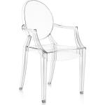 Reduzierte Moderne Kartell Louis Ghost Transparente Stühle aus Kunststoff Outdoor 4-teilig 