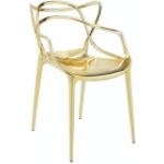 Reduzierte Goldene Moderne Kartell Masters Designer Stühle mit Armlehne 