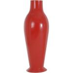 Rote Vintage 57 cm Vasen & Blumenvasen 57 cm glänzend aus Keramik bruchsicher 