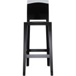 Schwarze Kartell One More Rechteckige Barhocker & Barstühle aus Kunststoff Breite 50-100cm, Höhe 400-450cm, Tiefe 50-100cm 