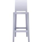 Reduzierte Lavendelfarbene Kartell One More Quadratische Barhocker & Barstühle aus Kunststoff Breite 50-100cm, Höhe 400-450cm, Tiefe 50-100cm 