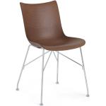 Braune Moderne Kartell Bio Nachhaltige Designer Stühle aus Holz Breite 50-100cm, Höhe 50-100cm, Tiefe 50-100cm 