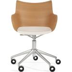 Silberne Kartell Nachhaltige Bürostühle & Schreibtischstühle aus Holz Breite 50-100cm, Tiefe 50-100cm 