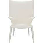 Weiße Moderne Kartell Uncle Jim Transparente Stühle aus Kunststoff 