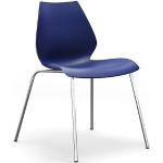 Marineblaue Kartell Maui Designer Stühle Breite 50-100cm, Höhe 50-100cm, Tiefe 50-100cm 
