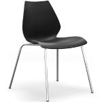 Anthrazitfarbene Kartell Maui Designer Stühle Breite 50-100cm, Höhe 50-100cm, Tiefe 50-100cm 
