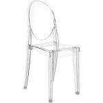 Kartell Victoria Ghost Transparente Stühle mit Armlehne Breite 0-50cm, Höhe 50-100cm, Tiefe 0-50cm 2-teilig 