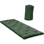 Olivgrüne KARUP Bed in a Bag Futonmatratzen Breite 150-200cm, Höhe 150-200cm, Tiefe 50-100cm 