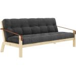 Karup Design POETRY Schlafsofa clear/charcoal 204x90x43 cm / 204x130x13 cm