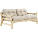Karup Design - STEP Sofa - transparent, rechteckig, Holz,Stoff - 158x70x74 cm - 747 Beige (150101747) (617)