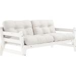 Karup Design - STEP Sofa - weiß, rechteckig, Holz,Stoff - 158x70x74 cm - 701 Natural (150105701) (602)
