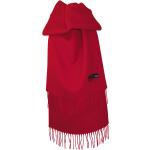 Rote Unifarbene Hemley Kaschmir-Schals aus Kaschmir für Herren 