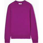 Pinke COS Kaschmir-Pullover aus Wolle für Damen Größe L für den für den Herbst 
