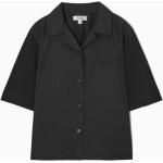 Schwarze Rockabilly Kurzärmelige COS T-Shirts aus Jersey für Damen Größe M für den für den Sommer 