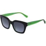 Grüne Kate Spade Rechteckige Kunststoffsonnenbrillen für Damen 