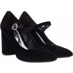 Reduzierte Schwarze Kate Spade High Heels & Stiletto-Pumps mit Riemchen aus Leder für Damen Größe 38 