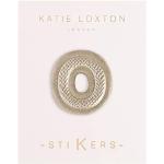 Katie Loxton Sticker A-Z, Stern, Palme, Hashtag- Textilsticker für die Handtasche, Handyülle, Portemonnaie UVM. aus veganem Leder - Patches Gold - modische Applikationen (O)