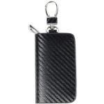 Schwarze Mercedes Benz Merchandise Herrenschlüsseletuis & Herrenschlüsseltaschen mit Automotiv mit Reißverschluss aus Leder mini 