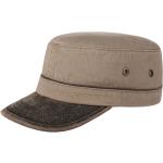 Hellbraune Stetson Army-Caps für Herren Größe XL 