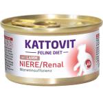 KATTOVIT Feline Diet Niere/Renal Lamm 12 x 85g Dose Katzennassfutter Diätnahrung (12 x 85,00 g)