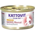 Kattovit Niere/Renal Dose Huhn 12 x 85g Katzenfutter zur Unterstützung der Nieren