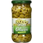 Kattus Spanische grüne Oliven in Scheiben, 4er Pac