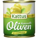 Kattus Spanische grüne Oliven, mit Zitronencreme gefüllt, 8er Pack (8 x 200g)