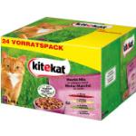 Katzenfutter nass Kitekat 24-er MP Markt-Mix 24 x 100 g