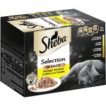 Katzenfutter nass Sheba Multiack Selection in Sauce Geflügel Variation 12x85 g