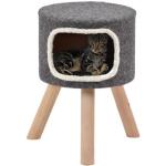 Reduzierte Graue Rohrschneider Katzenhäuser aus Filz 