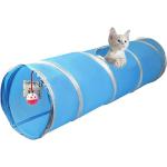 Reduzierte Blaue Spieltunnel & Rascheltunnel für Katzen aus Polyester 