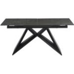 Schwarze Moderne Kauf-Unique Design Tische lackiert aus Keramik ausziehbar Breite 150-200cm, Höhe 50-100cm, Tiefe 50-100cm 8 Personen 