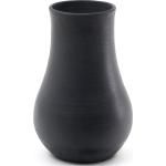 Schwarze Mediterrane Kave Home Vasen & Blumenvasen aus Terrakotta 