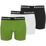 Schwarze Kawasaki Boxer-Briefs & Retropants für Herren Größe L 3-teilig 