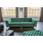 Grüne Moderne Chesterfield Sofas aus Stoff 
