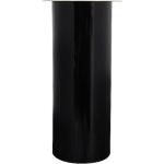 Schwarze Minimalistische 40 cm Kayoom Große Kerzenständer & Bodenkerzenständer Glänzende aus Metall 