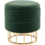 Grüne Kayoom Sitzhocker aus Eisen mit Stauraum Breite 0-50cm, Höhe 0-50cm, Tiefe 0-50cm 